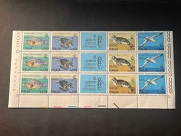 Italien 1978 Meeres Tiere Bogenteil ** (F29)