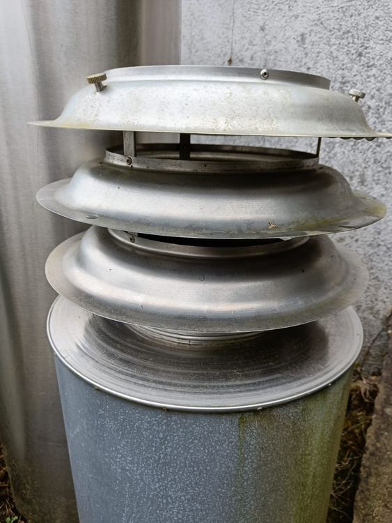 Kaminlochabdeckung Aus Edelstahl - Hitzebeständiger Verschluss Für Ofenrohre 90mm