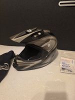 THH Motocross Helm schwarz grau Grösse XXL neuwertig