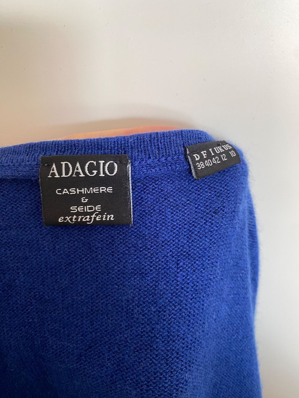Maglioni & Felpe: Adagio Kaschmir Seide Pullover Royalblau Gr.38 💙 – Usato da Muensingen venduto da drleevsy 2