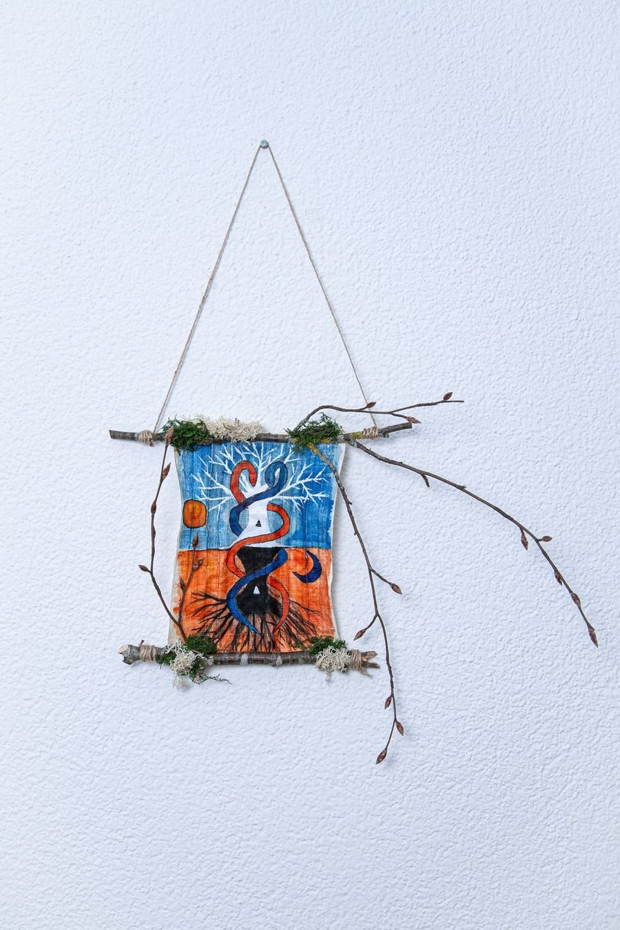 Dipinti: Handgemaltes Wandbild von Ruha Elegua auf Papyrus – Nuovo (secondo la descrizione) da Seftigen venduto da ruha.elegua 2