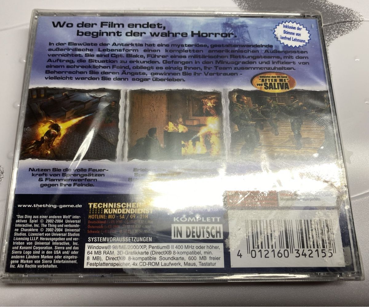 Giochi: Das Ding PC Spiel - Komplett in Deutsch! – Nuovo e nell'imballaggio originale da Basel venduto da spider-loc 1