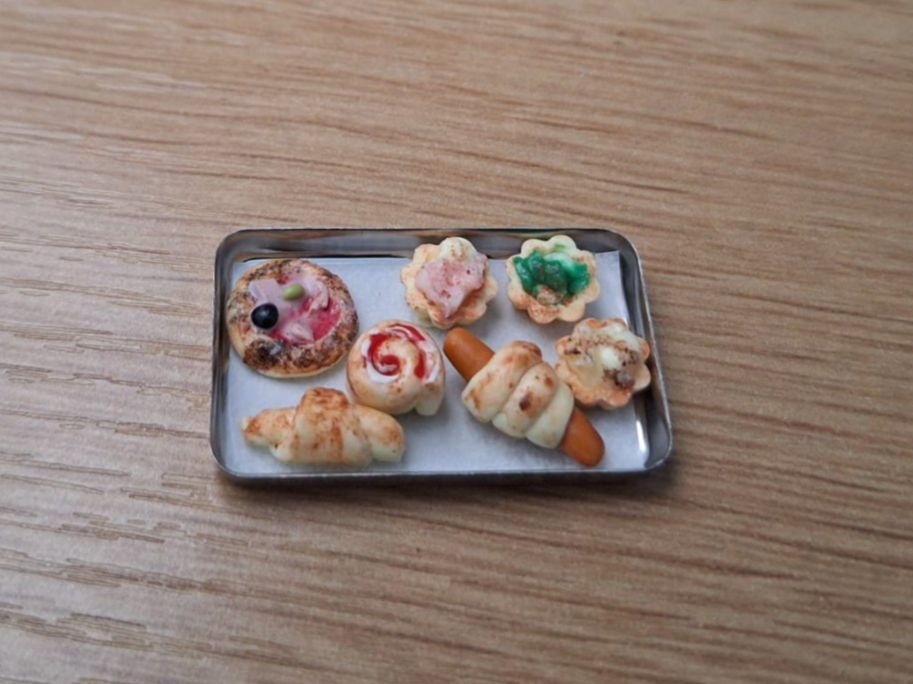 Puppenhäuser & -möbel: Backblech mit Apero Gebäck Handgemacht – Neu (gemäss Beschreibung) aus Zürich von HandmadeTinyFood 2