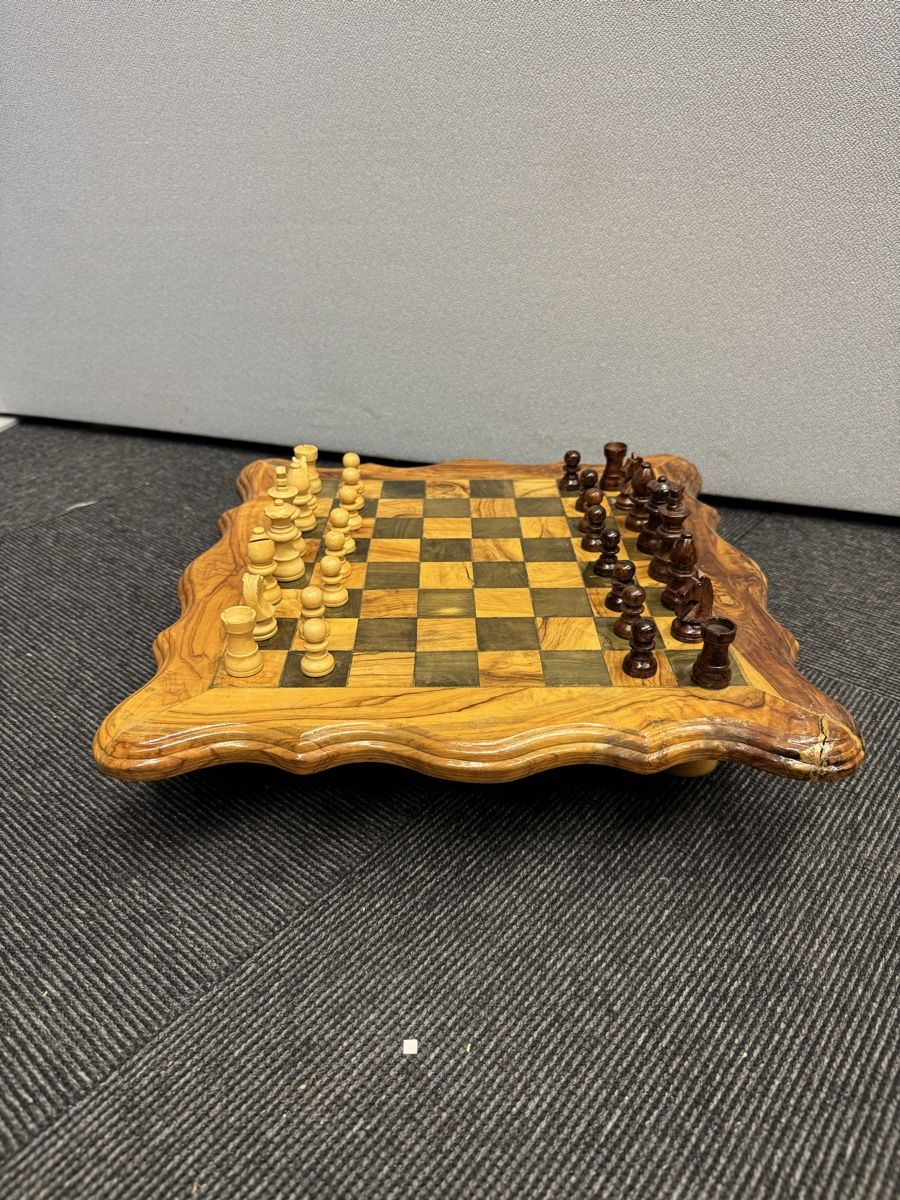 Giochi: Edles Schachbrett aus Holz mit Schublade – Usato da Bern venduto da samryan 6