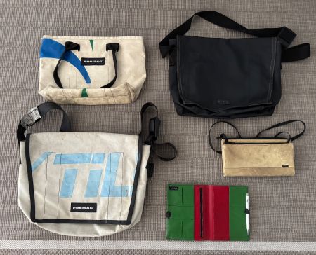 3 x FREITAG Taschen + Agenda & ETI Tasche - Konvolut
