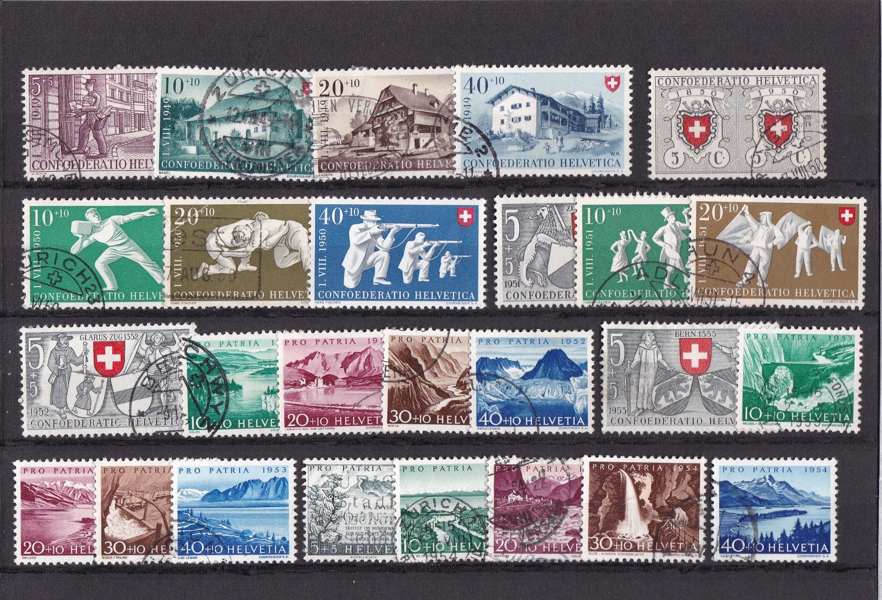 Tutti i francobolli: CH Briefmarken Lot "Pro Juventute & Pro Patria" – Usato da Münchwilen AG venduto da Nesar 7