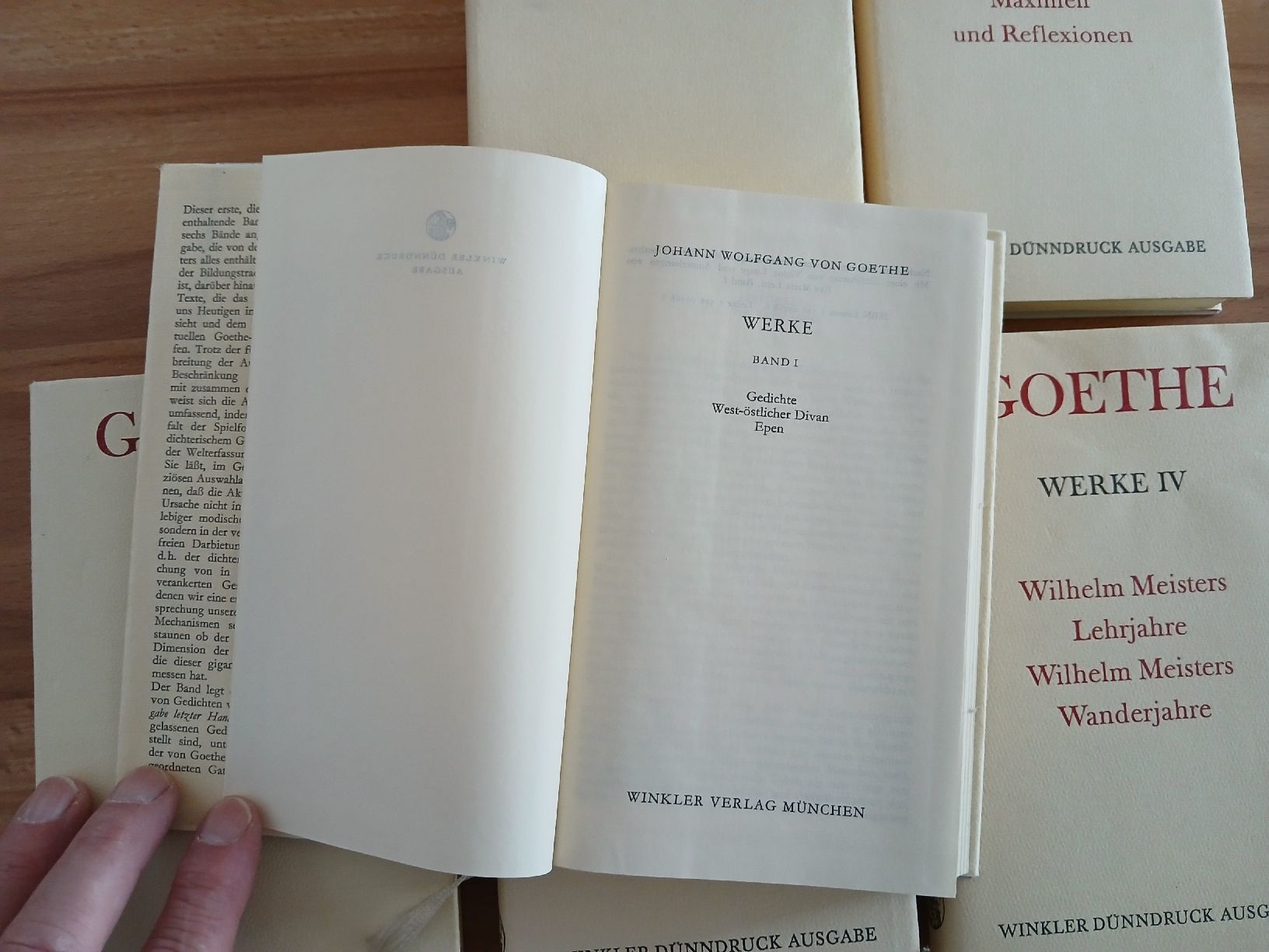 Libri: Goethe, 6 vol. – Usato da Le Sentier venduto da arc_2thy 1