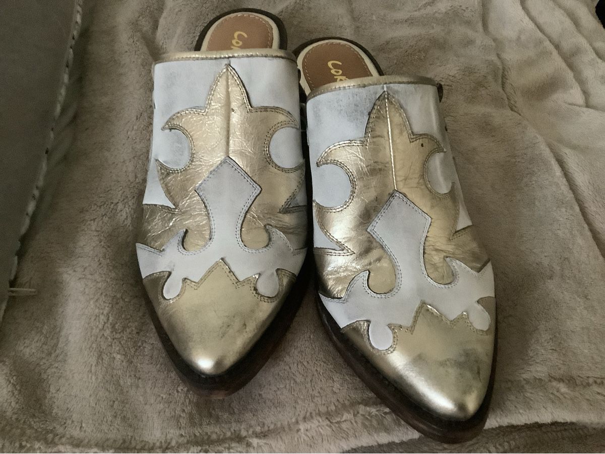 Damenschuhe: Leder Pantoffeln  – Neu (gemäss Beschreibung) aus Zug von natiak01 1