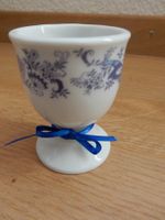 Lindner Porzellan Eierbecher blau Made in Germany NEU