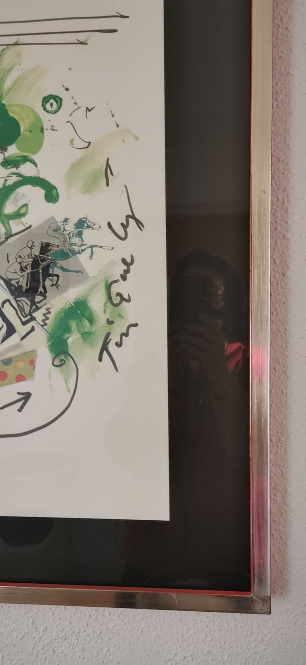 Grafiken & Lithographien: Jean Tinguely, Lithographie, Pferderennen – Gebraucht aus Udligenswil von Quarz2002 2