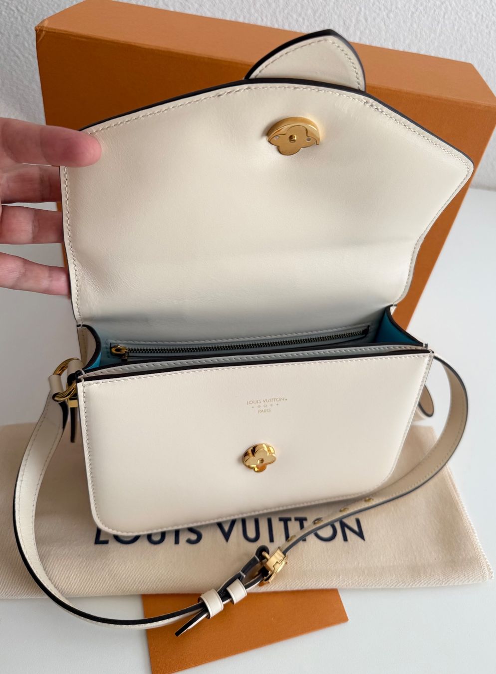 Louis Vuitton Borse da donna: Louis Vuitton Pont 9 Cream – Usato da Reinach AG venduto da RobbisB 7