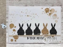 Stanzschablone Nr. 61, kleiner Hase (Sizzix geeignet)