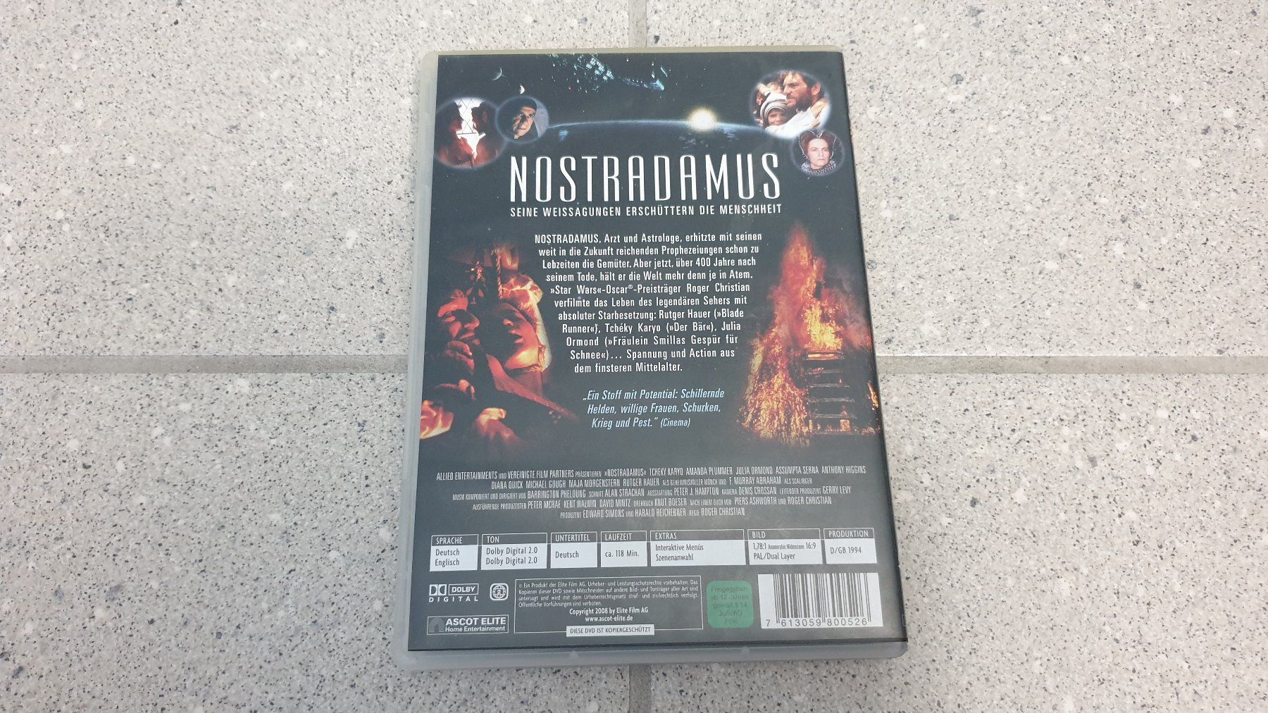 Tutti i DVDs: Nostradamus – Usato da Stäfa venduto da Supertramp73 1