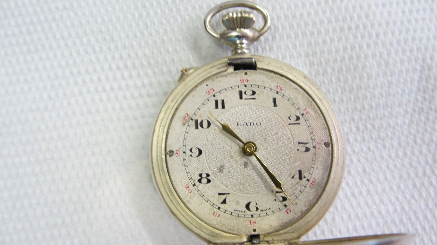 Orologi: Taschenuhr LADO Sprungdeckel ,,Roskopf,, – Usato da Hölstein venduto da niala06 3