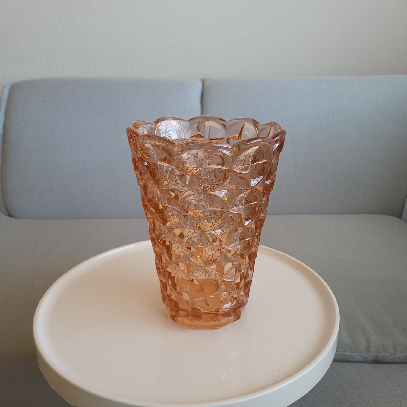 Walther Glas Vasen & Gefässe: 50er J. DDR " Walther-Sachsenglas " Orange Glasvase Luttich – Gebraucht aus Savièse von qm2710 6