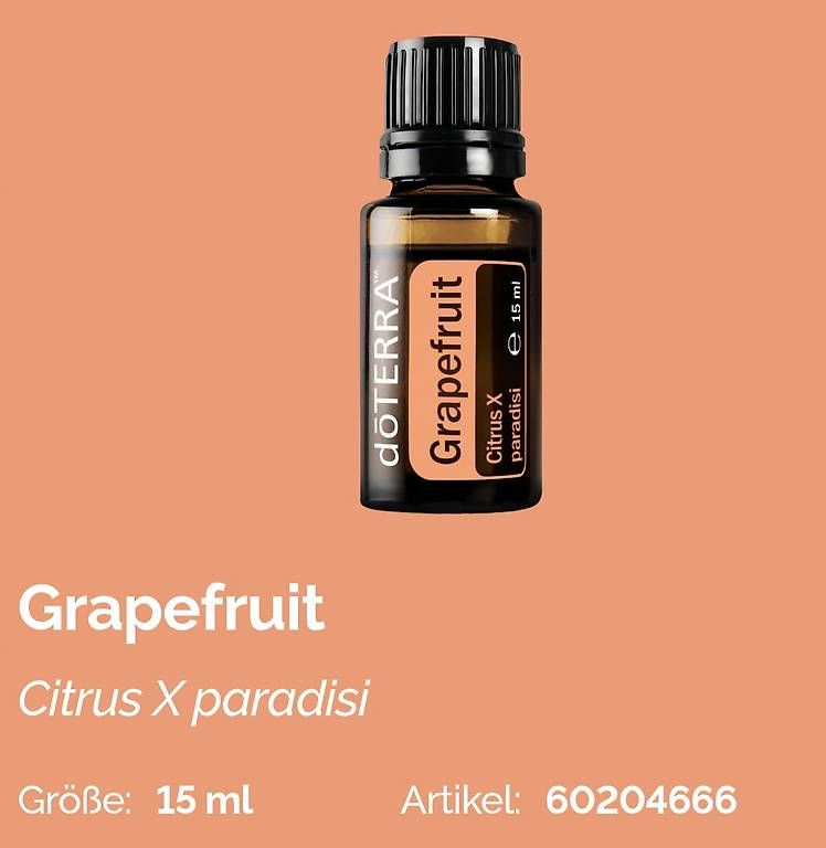 Doterra Ätherische Öle: Doterra Grapefruit – Neu und originalverpackt aus Lyss von Infinia