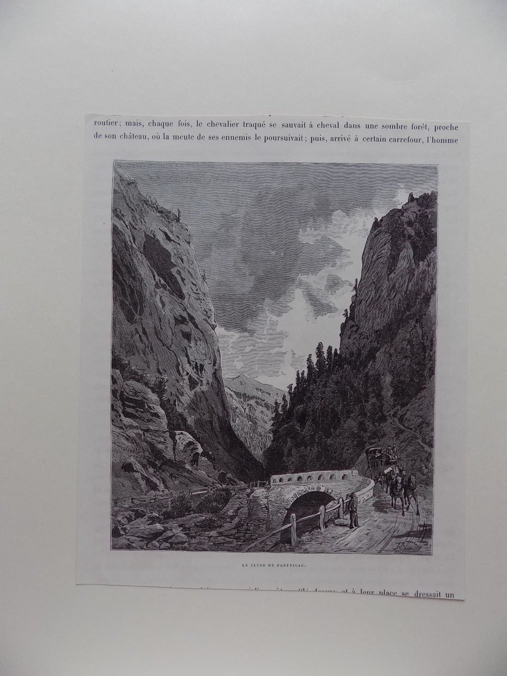 Gravures: Prättigauer Klus – D'occasion à Risch par Rischli15