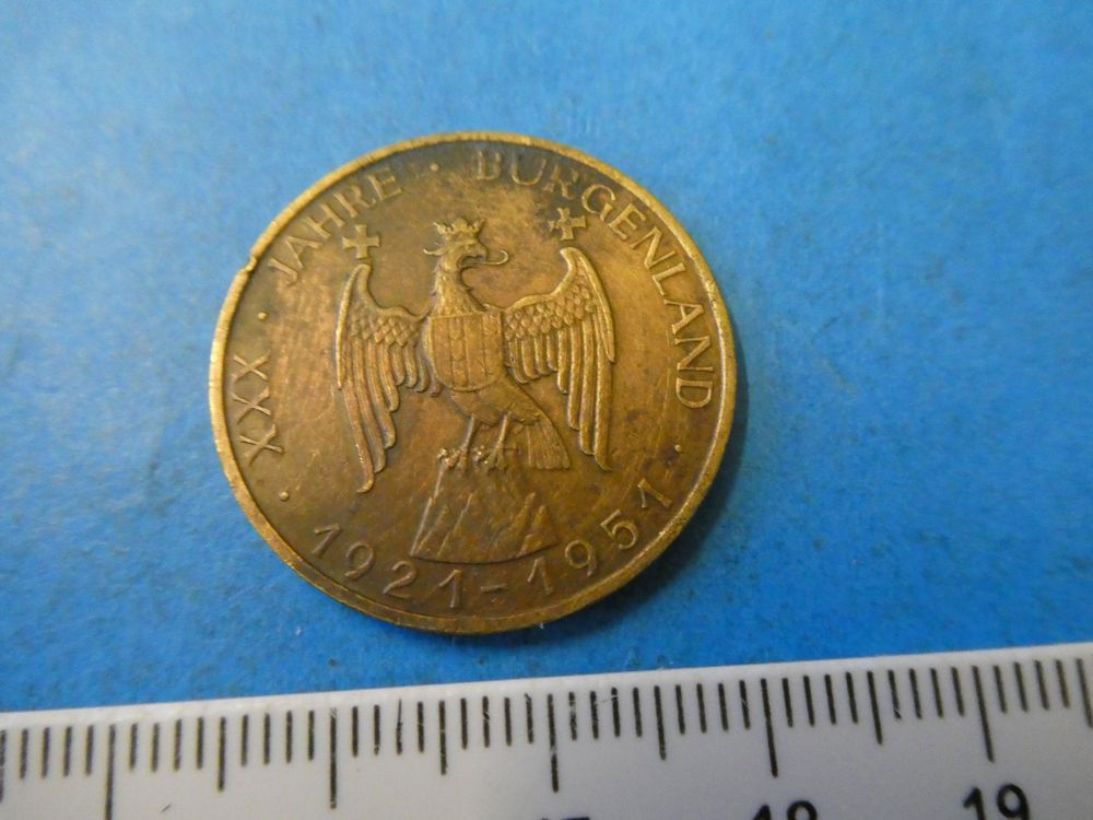 Medaille 30 Jahe Burgenland 1921-1951 1