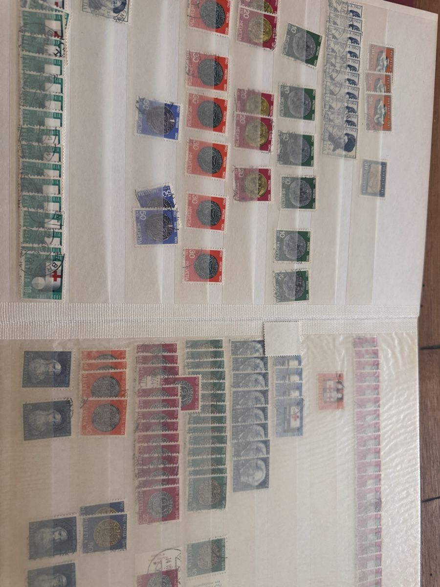 Tous les timbres: Briefmarken Sammlung Schweiz – D'occasion à Solothurn par Alex702 7