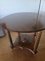 Massiver Holztisch rund 85 cm