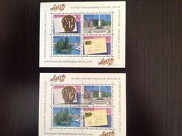 2 x  Block 1990 Helvetia Geneve