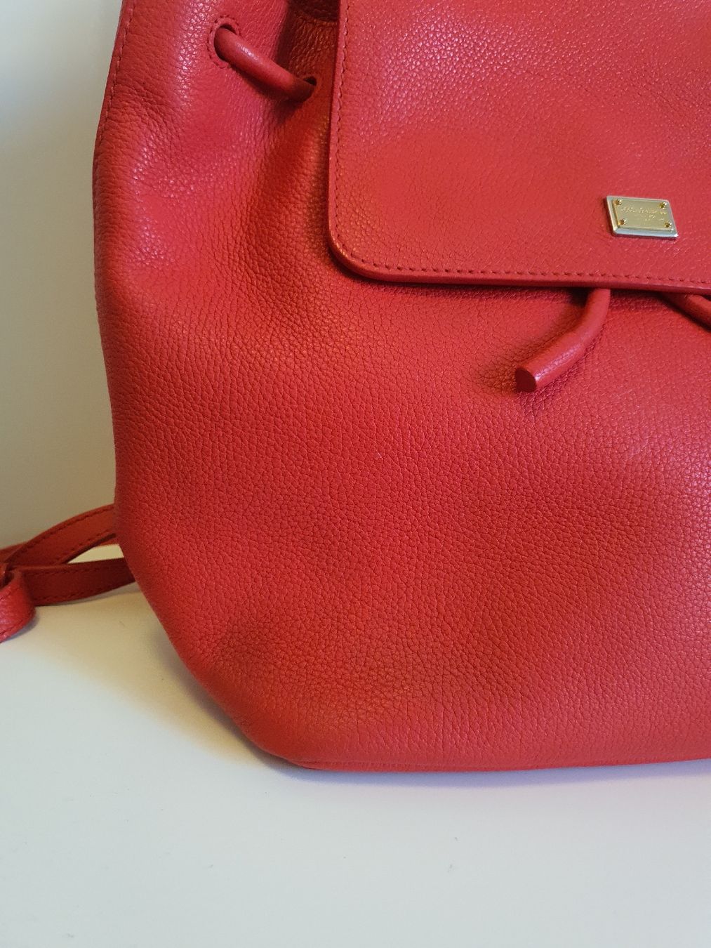 Dolce & Gabbana Zaini: Dolce & Gabbana Backpack Red Leather – Usato da Genève venduto da gvokiii 2