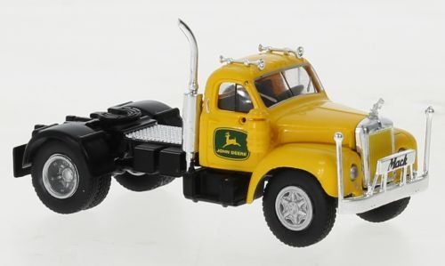 Brekina Kit di modellismo & Modellini statici: 1:87 Mack B 61, gelb, John Deere , 1953 – Nuovo e nell'imballaggio originale da Affoltern am Albis venduto da Modellshop-8910