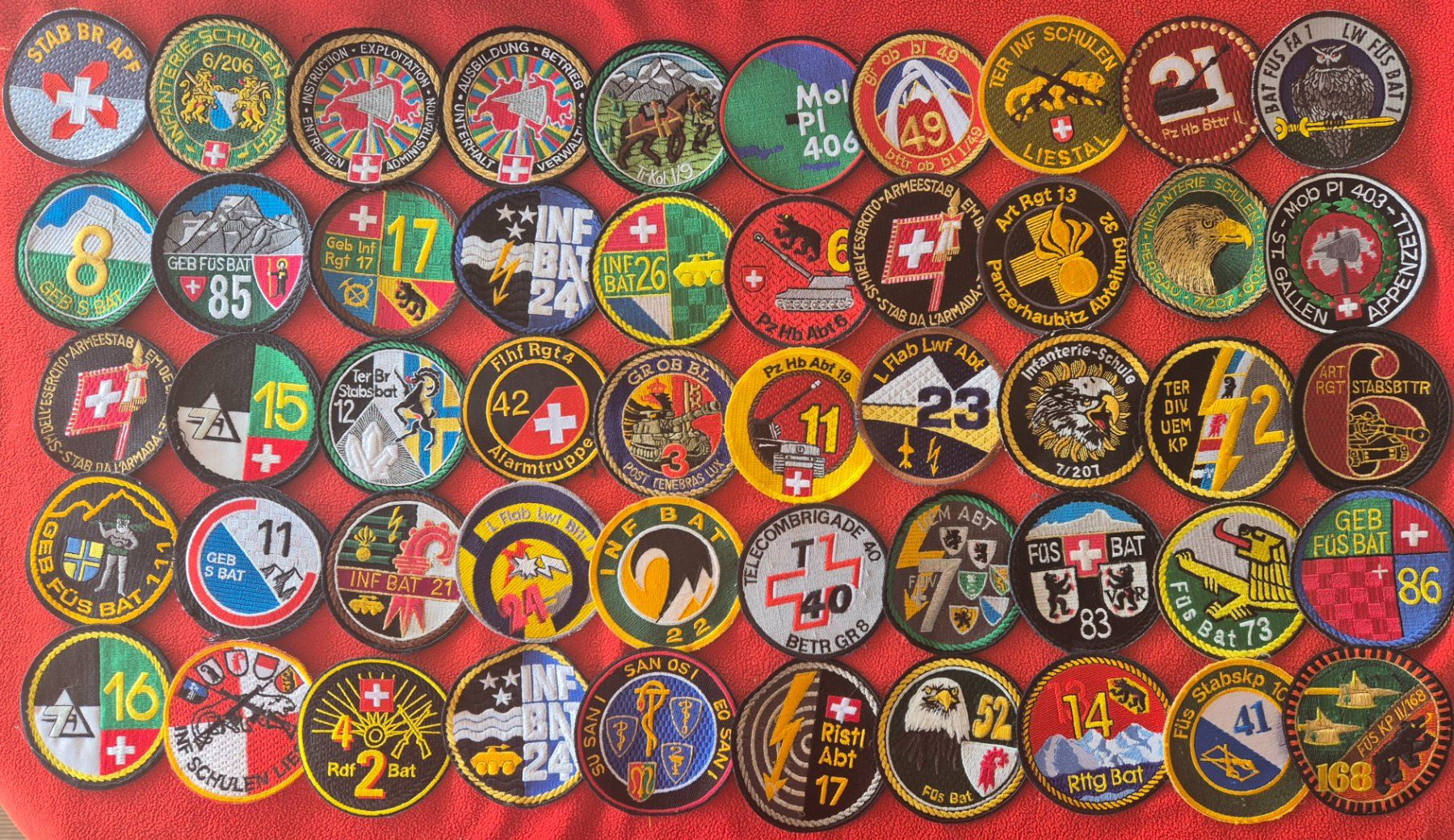 Armée suisse Plaquettes & Badges: Konvolut Verbandsabzeichen A95 – D'occasion à Dottikon par Robawa