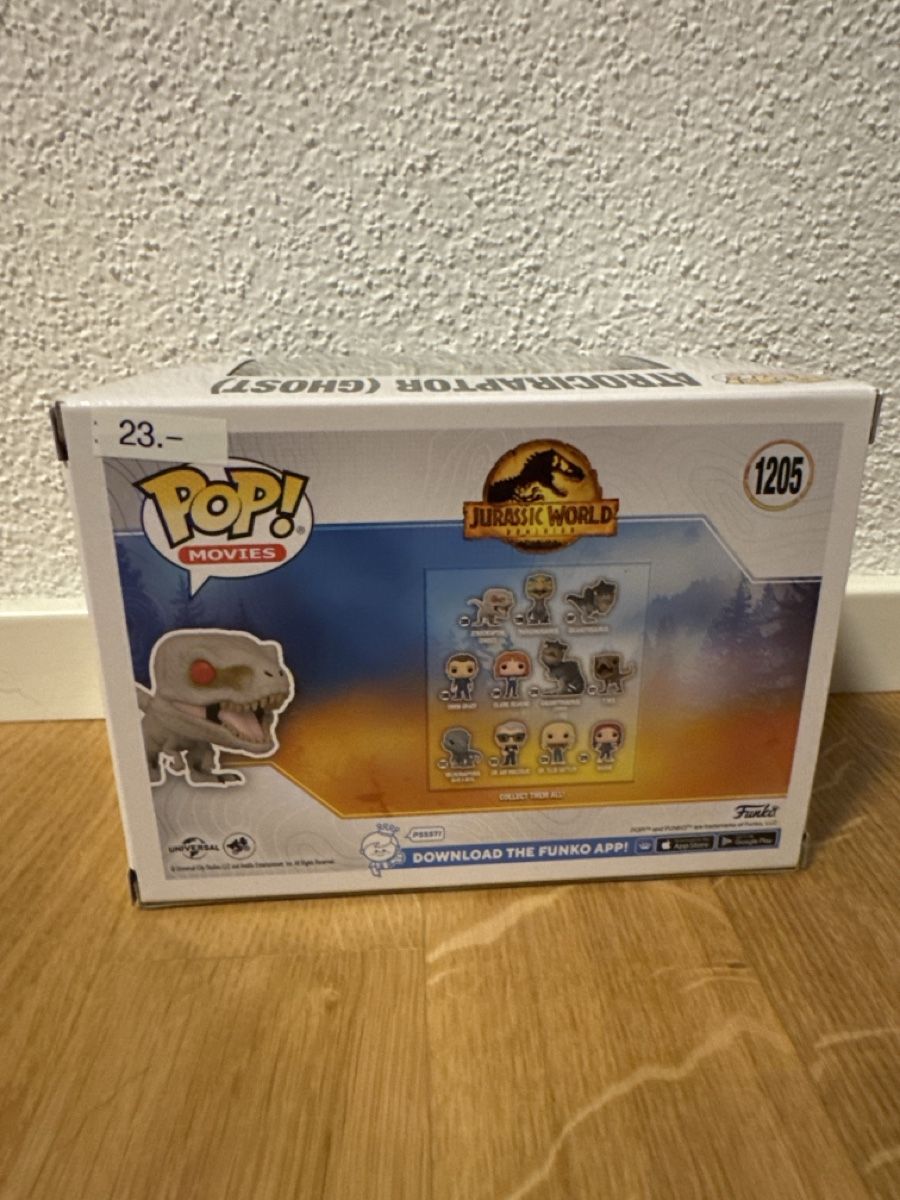 Funko Figuren: Funko Pop Atrociraptor Ghost 1205 Jurassic World – Neu und originalverpackt aus Suhr von Dominick 2