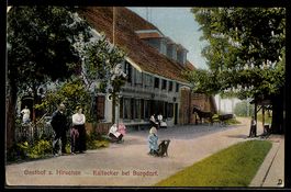 AK Kaltacker bei Burgdorf, Gasthof z. Hirschen, Außenansicht