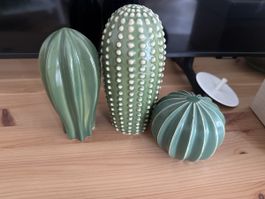 Cactus decoration, glass 