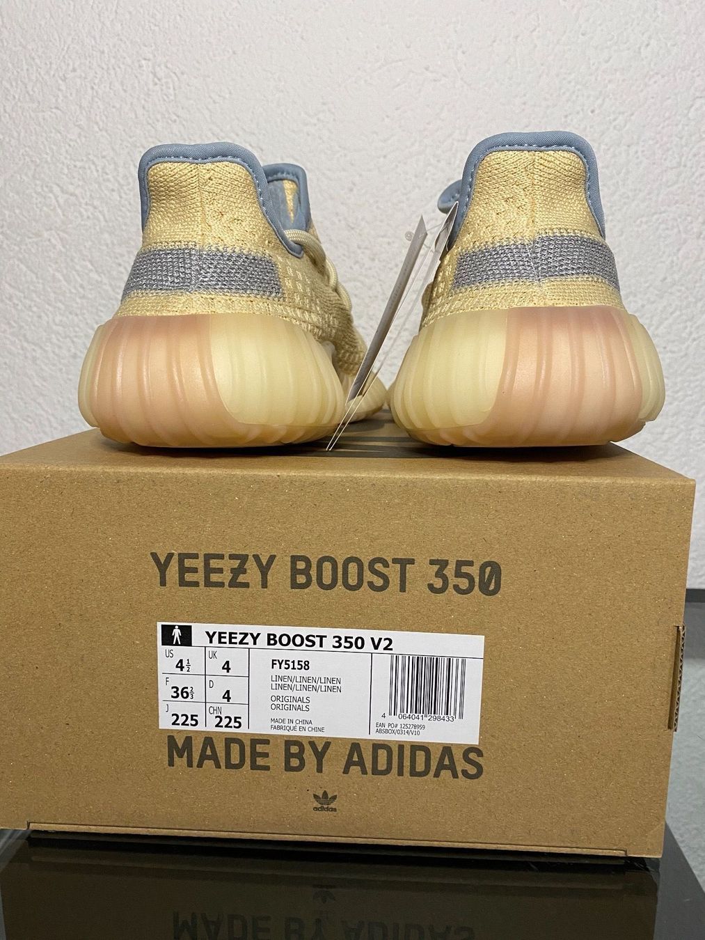 Chaussures hommes: YEEZY BOOST 350 LINEN – Neuf avec emballage d'origine à Obersaxen par Bob-omb 3