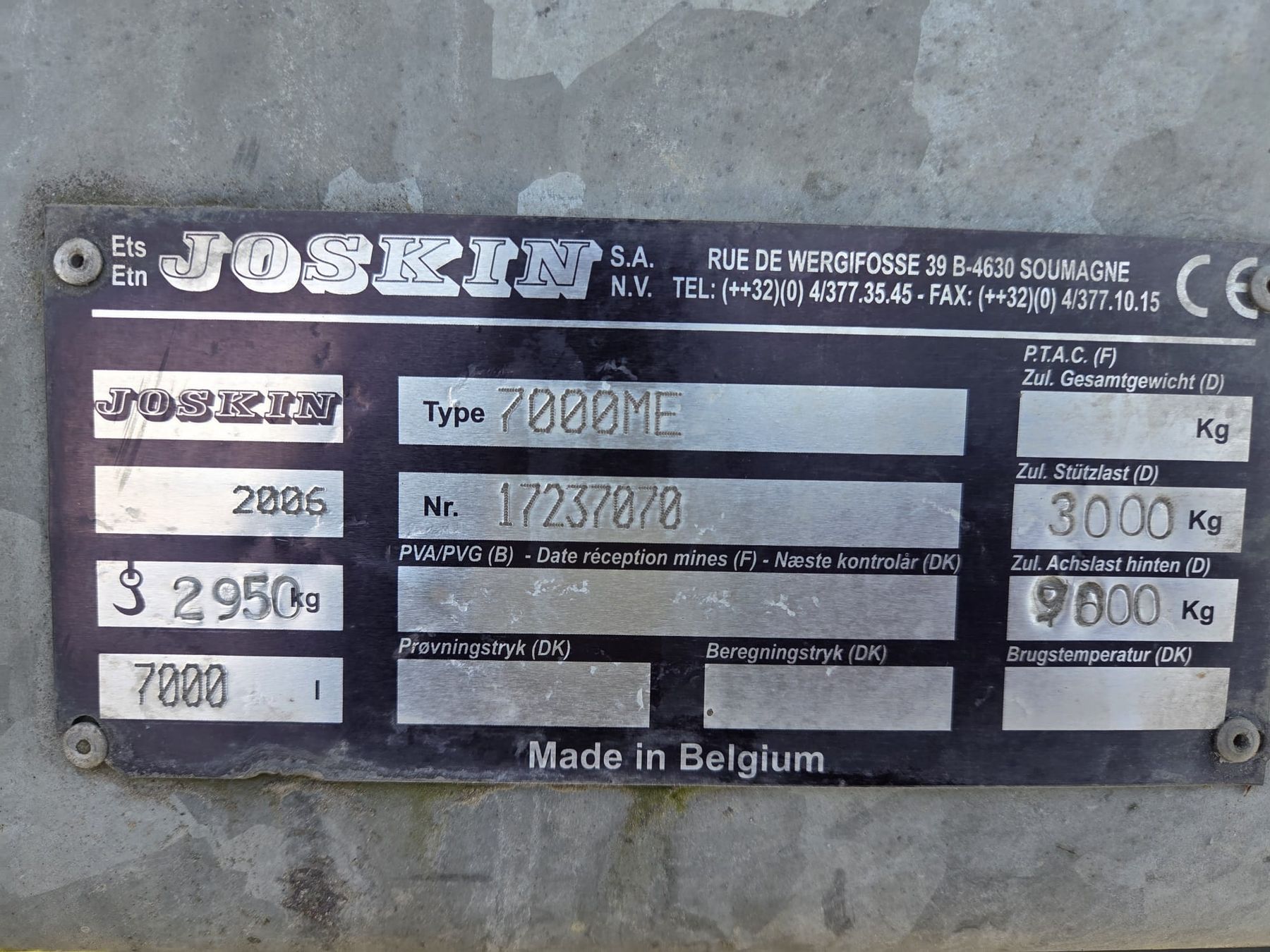 Toutes les machines: Güllefass Joskin 7000 – D'occasion à Muhen par R-Tech 4
