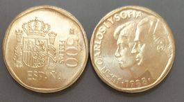 SPANIEN - ESPAÑA - 500 PESETAS 1988 - AUS ORIGINALROLLE
