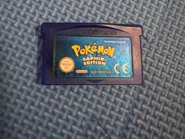 Pokémon Saphir deutsch Game Boy Advance neue Batterie