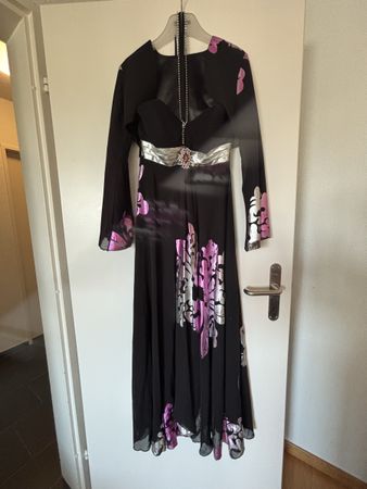 Elegantes Abendkleid mit Bolero, Grösse 36/S, Top Zustand
