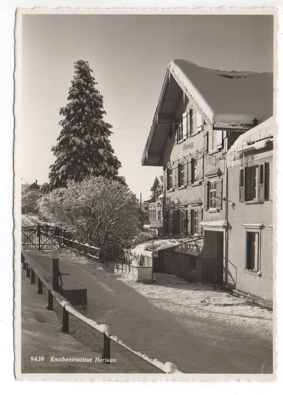 Ansichtskarten: HERISAU Knabeninstitut Steinegg – Neu (gemäss Beschreibung) aus Jona von philajona