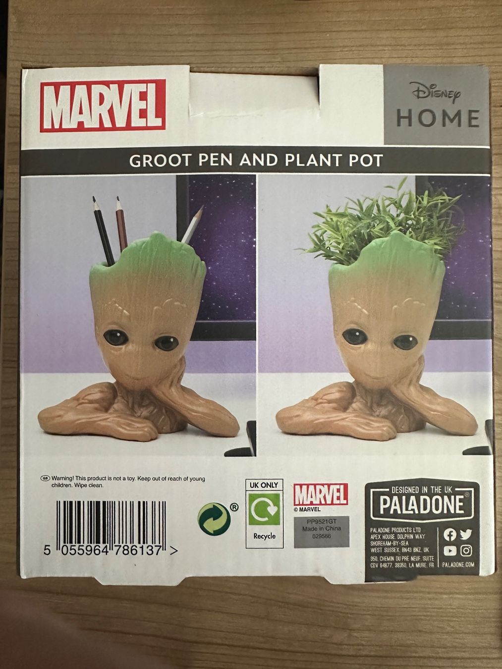 Alle Dekorationen: Marvel Groot Stifthalter / Pflanzentopf – Neu und originalverpackt aus Möhlin von Suissepac 1