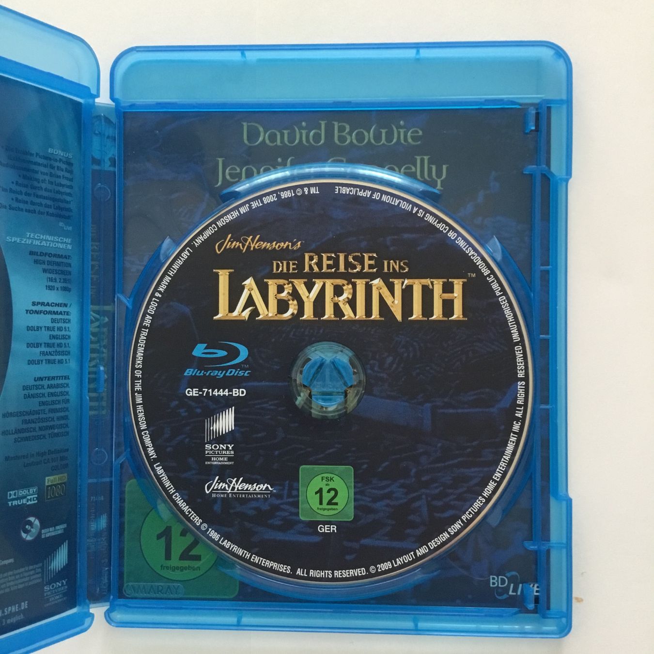 Tutti i DVDs: Die Reise ins Labyrinth - Blu Ray Vergriffen – Nuovo (secondo la descrizione) da Blauen venduto da sternchen66 2