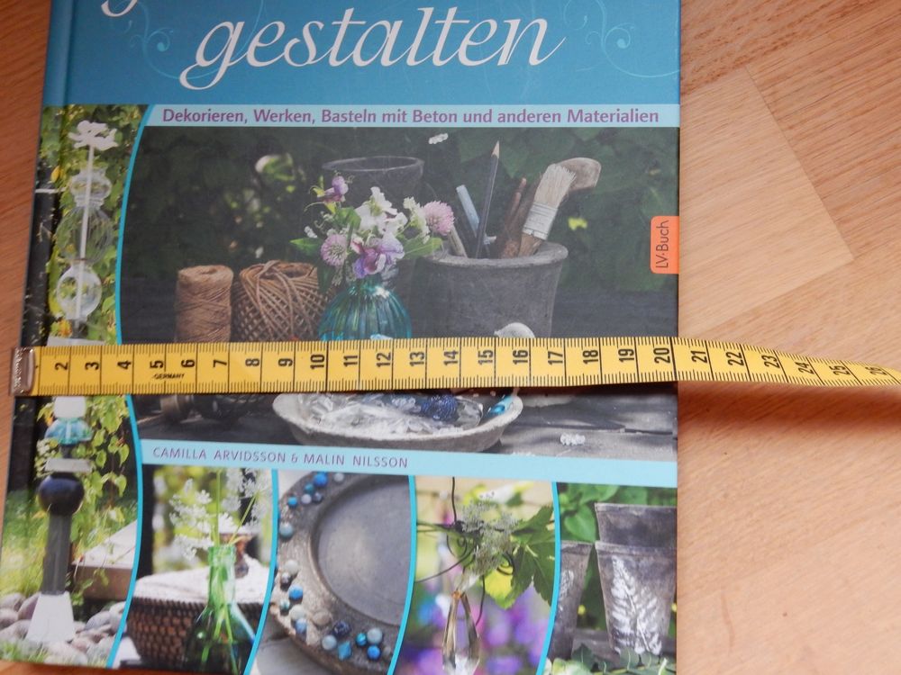 Bastel Buch Gartenträume gestalten shabby Beton NEU Garten Kaufen