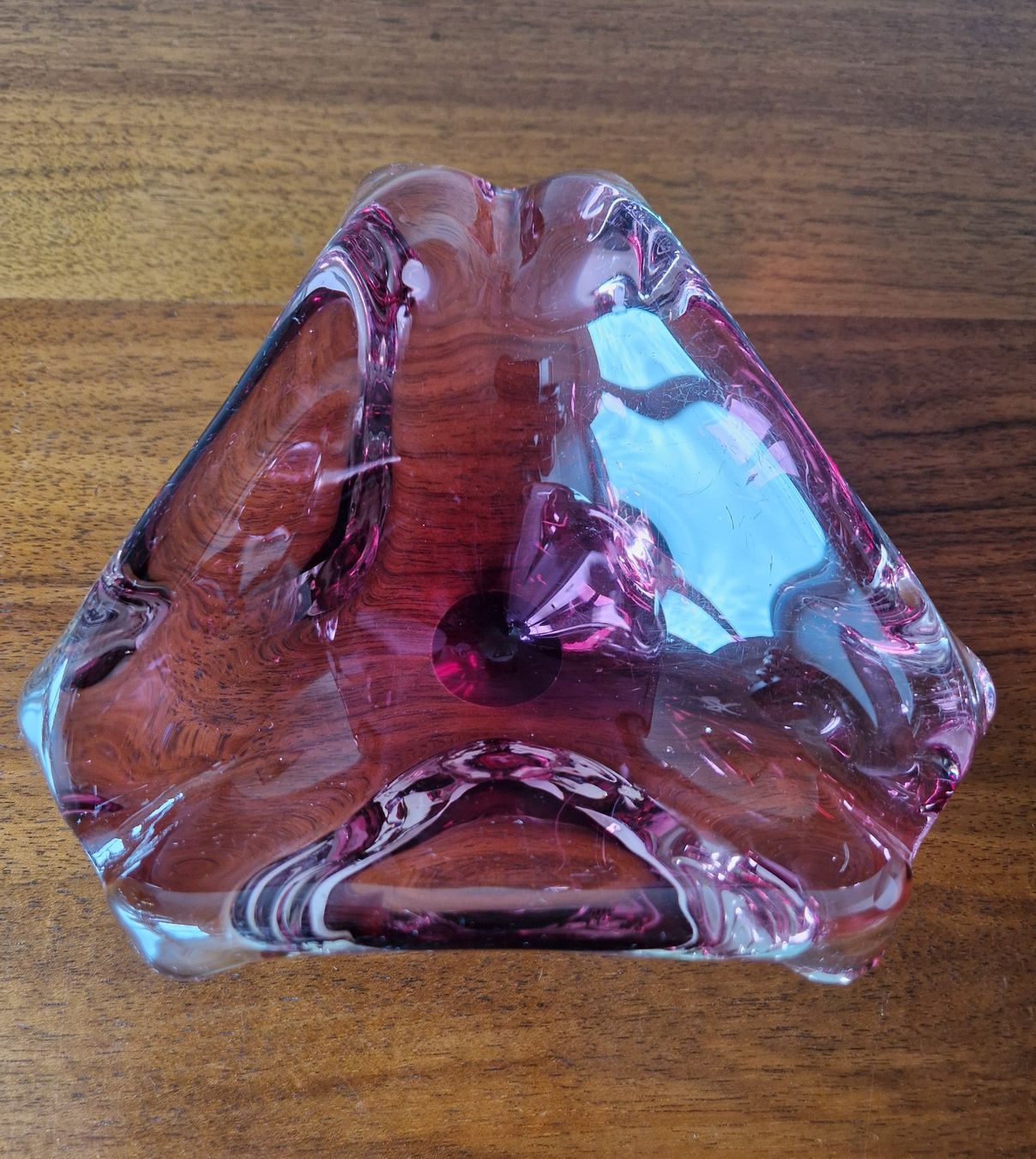 Murano Portacenere: Murano Glas Aschenbecher, Violet – Usato da Bern venduto da Antikbatik 6