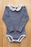 Petit Bateau Body mit Kragen & Puffärmeln 36M/95 wie neu