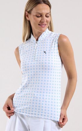 GOLF Damenpolo - CHERVO  - Antigua, Azure Gems - 36 OVP