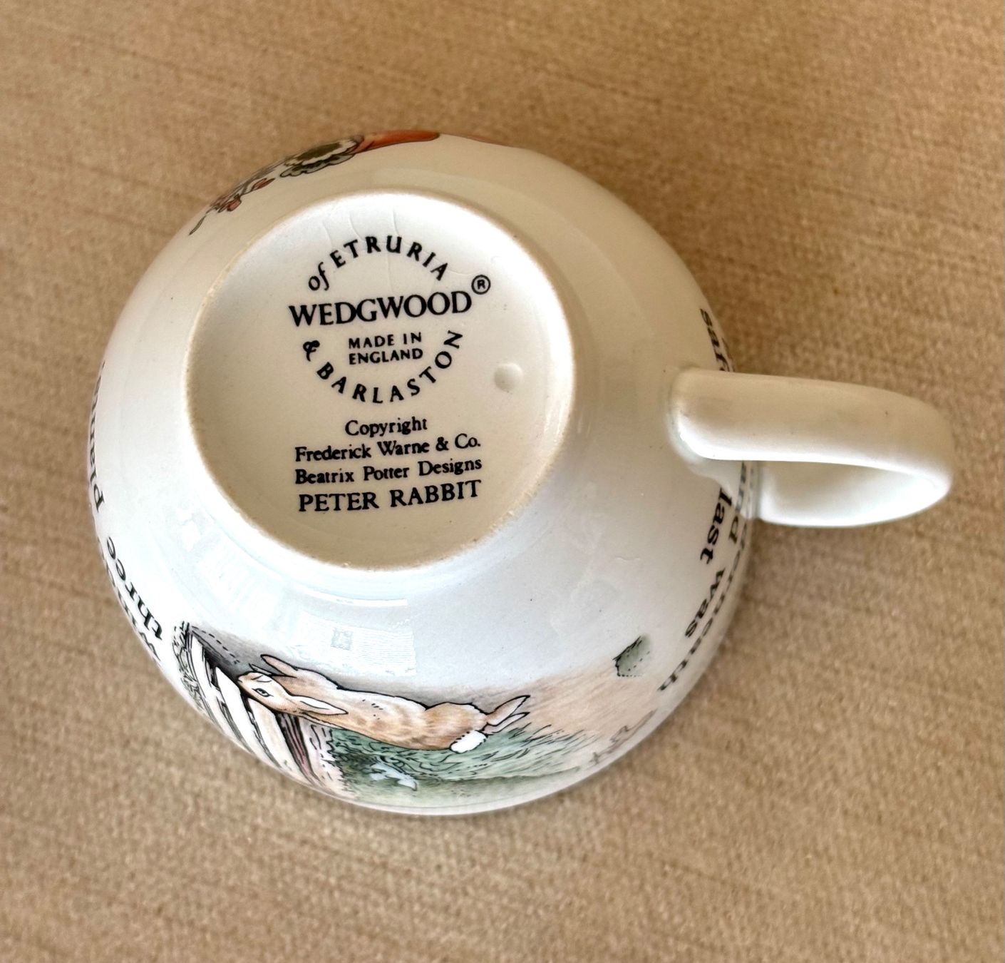 Set di piatti: Dreiteiliges Tee-Set "Peter Rabbit" (Wedgwood) – Usato da Oberrieden venduto da pet_n2c2 8