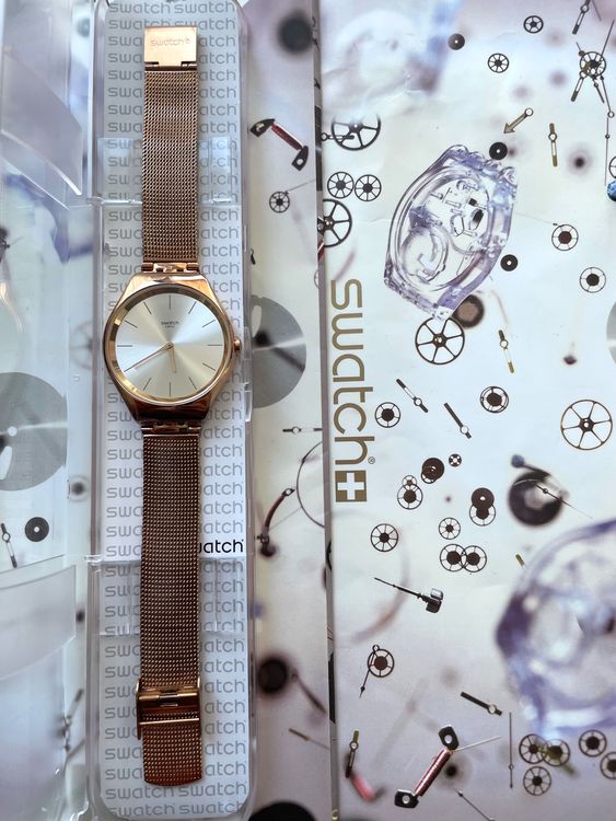Swatch Uhr Contrasted Simplicity SYXG120M | Kaufen auf Ricardo