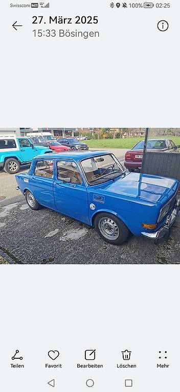 Autos: Simca 1006 jg 77 veteran – Gebraucht aus Heitenried von gli 1