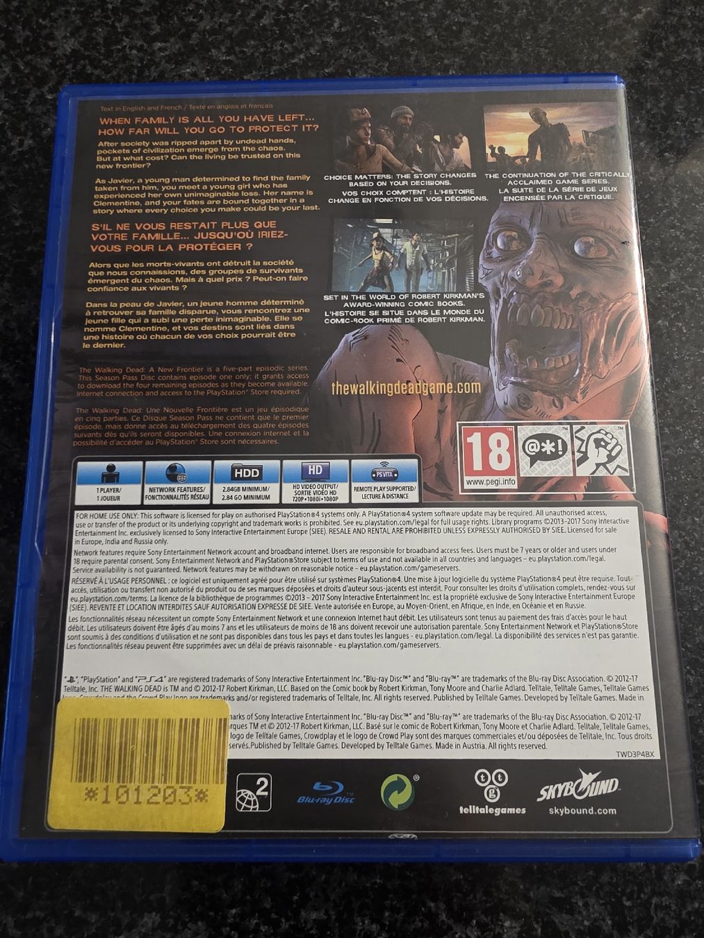 Giochi: The Walking Dead A New Frontier PS4 – Usato da Chavornay venduto da Crash37 1