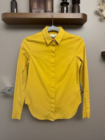 COS taillierte Bluse Senfgelb Gr. 34