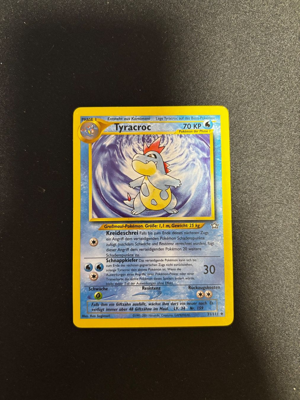 Pokémon Carte collezionabili: Pokemon - Tyracroc - Vintage – Usato da Grosshöchstetten venduto da senseirocs