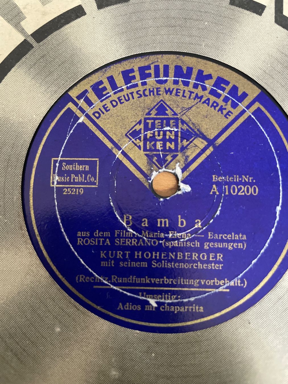 Schallplatten: Langspielblatte Bamba – Gebraucht aus Ibach von brunnen55 1